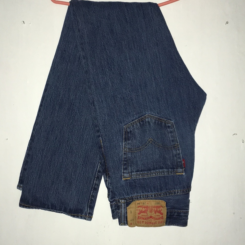 Levi’s 501 Button Fly Blue Jeans